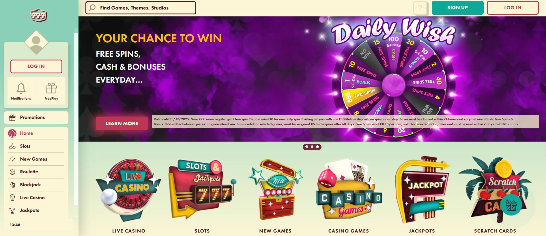 privacy-policy 777 Casino